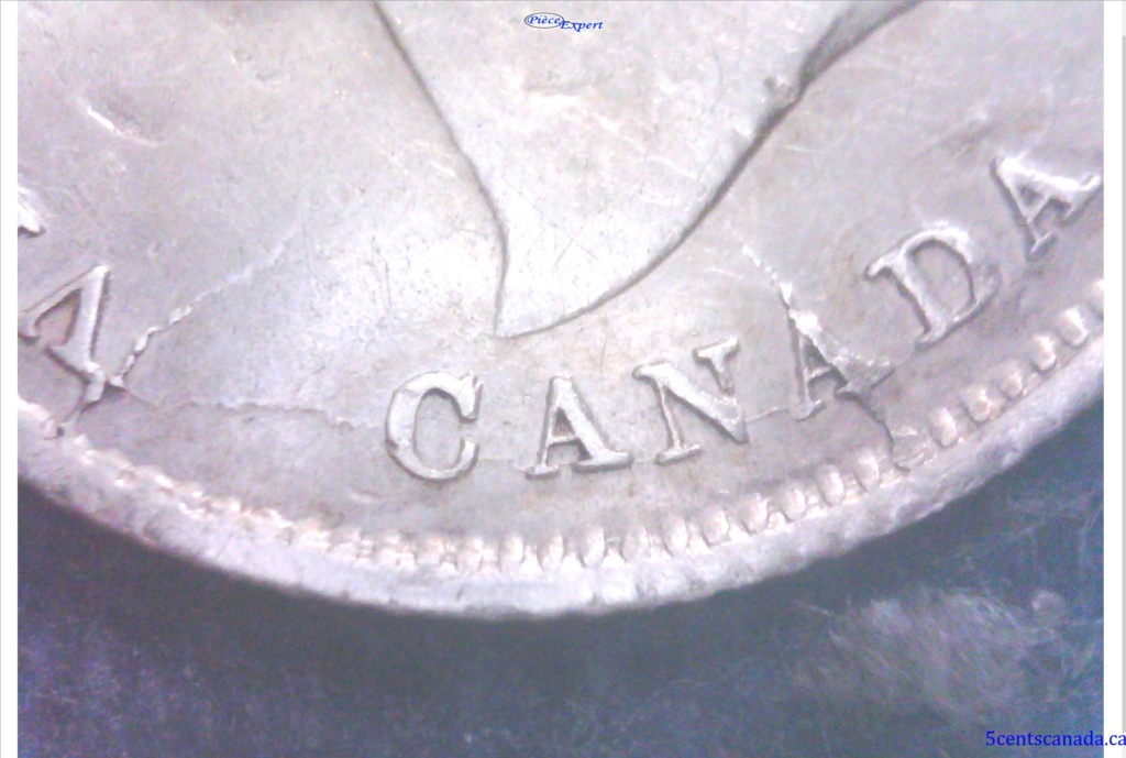 1870 - Coin Cassé & Retenue à l'Avers (Obv. Ret. Brok. Die) & Coin Entrechoqué 2 côtés (Die Clash) Image120