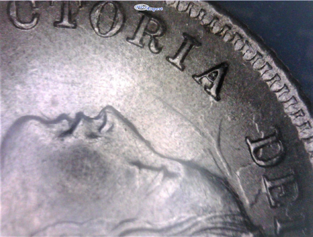 1874 - "C4" Large Date, Coins Entrechoqués 2 côtés , Repunched 8, 7 & CA Image192