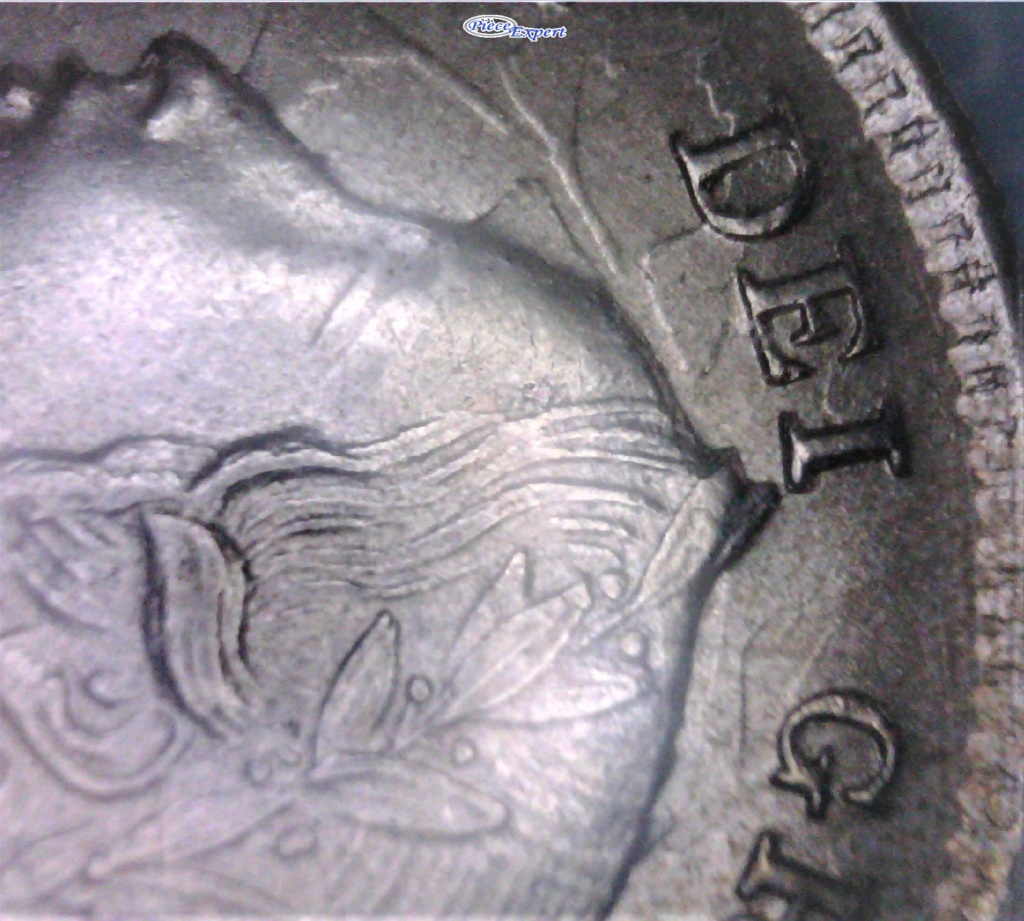 1874 - "C4" Large Date, Coins Entrechoqués 2 côtés , Repunched 8, 7 & CA Image193