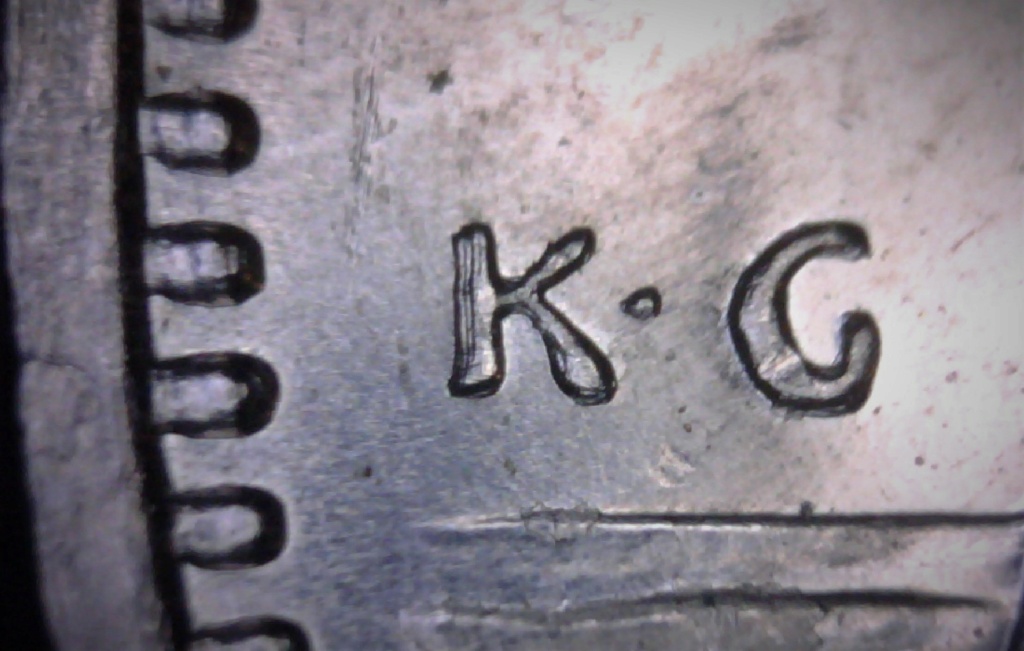 1965 - Éclat de Coin sur le " L" (Die Chip on "L" ) Image403
