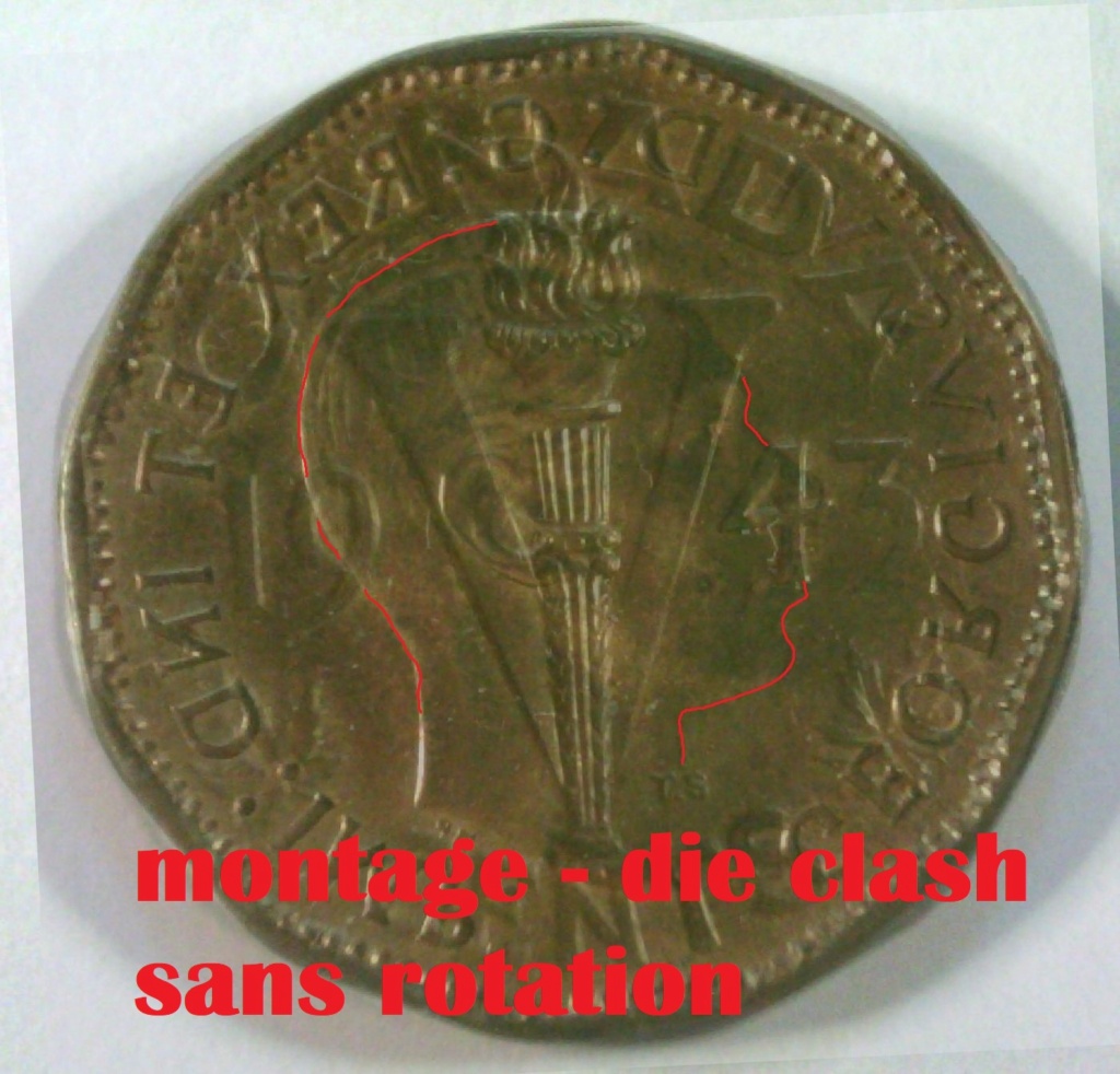 1943 -  Dbl. Coins Entrechoqués Avers / Revers & Coin Cassé & Retenu Revers Image_13