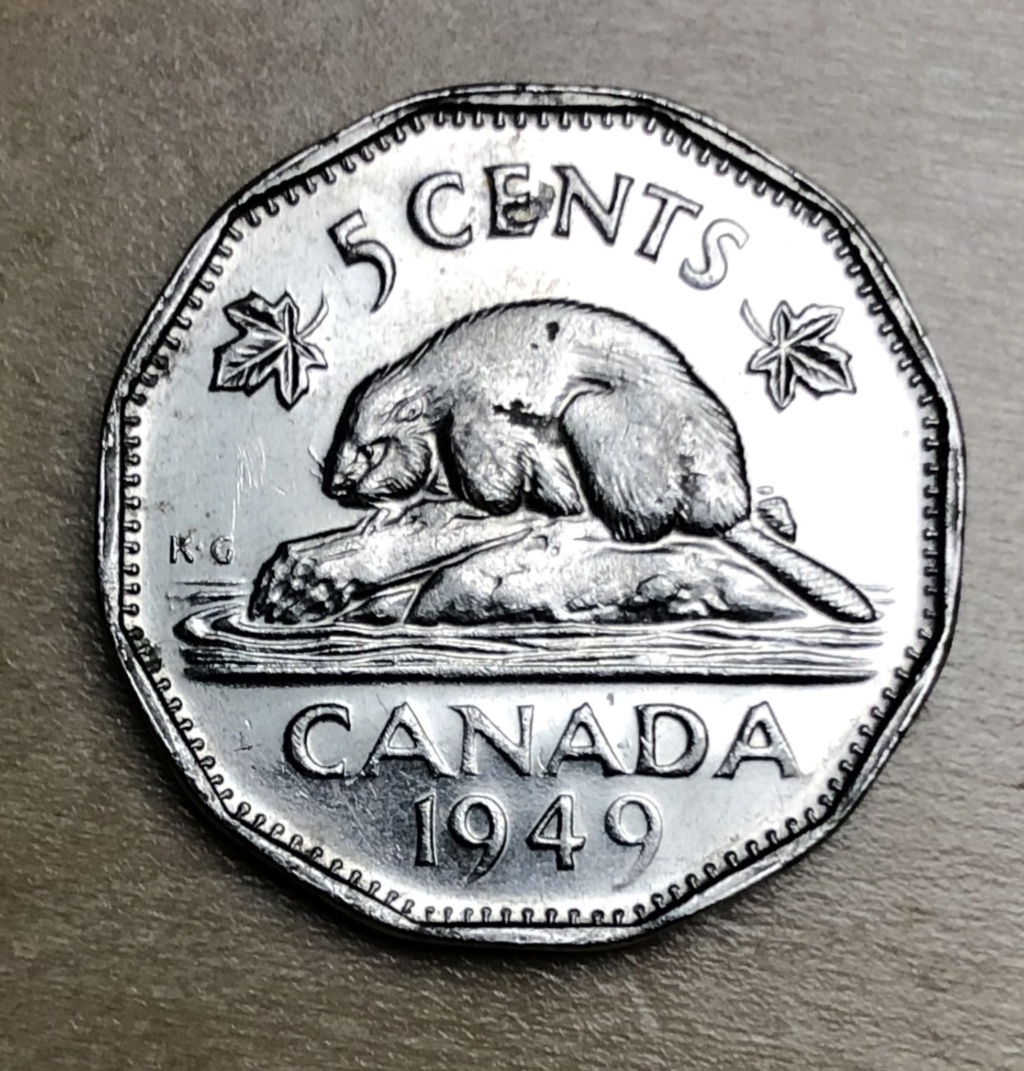 1949 - Coin Obturé Avers (Obv. Filled Die) Img_1315