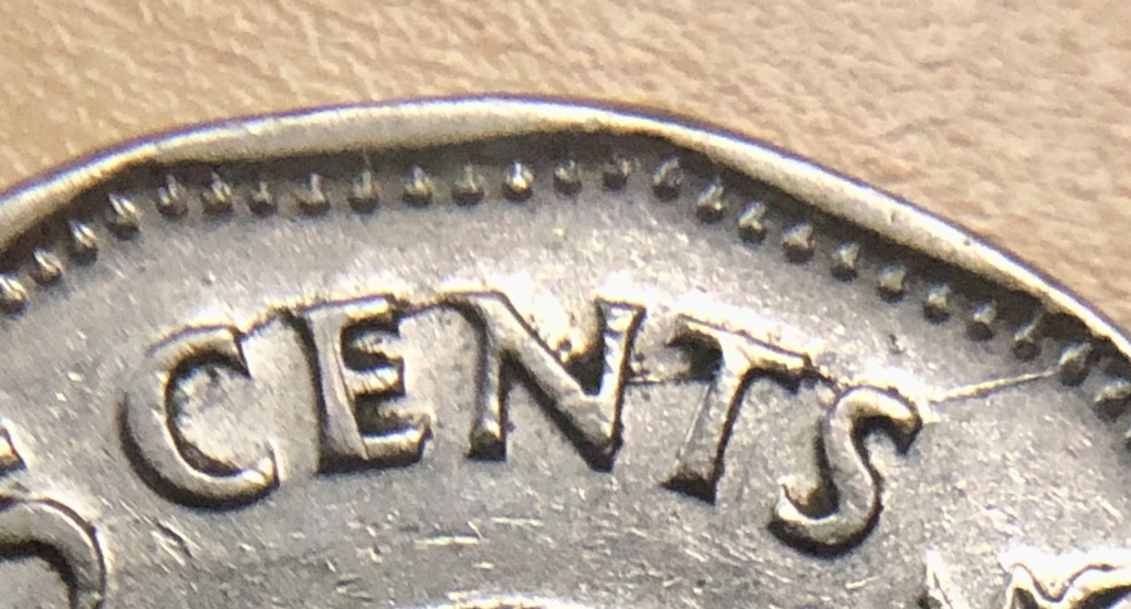 1949 - Coin Fendillé  "CENTS" (Die Crack) Img_2111