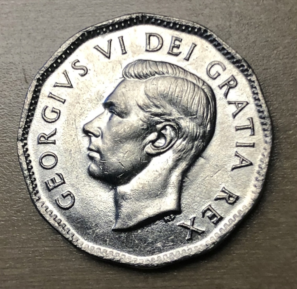 1950 - Coin Entrechoqué Avers (Obv. Die Clash) Img_3711