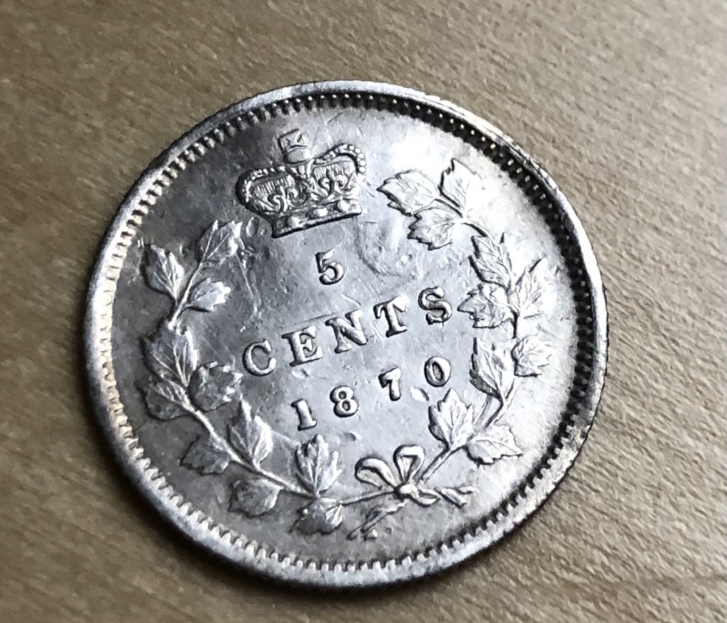 1870 - Coin Cassé & Retenue à l'Avers (Obv. Ret. Brok. Die) & Coin Entrechoqué 2 côtés (Die Clash) Img_4710