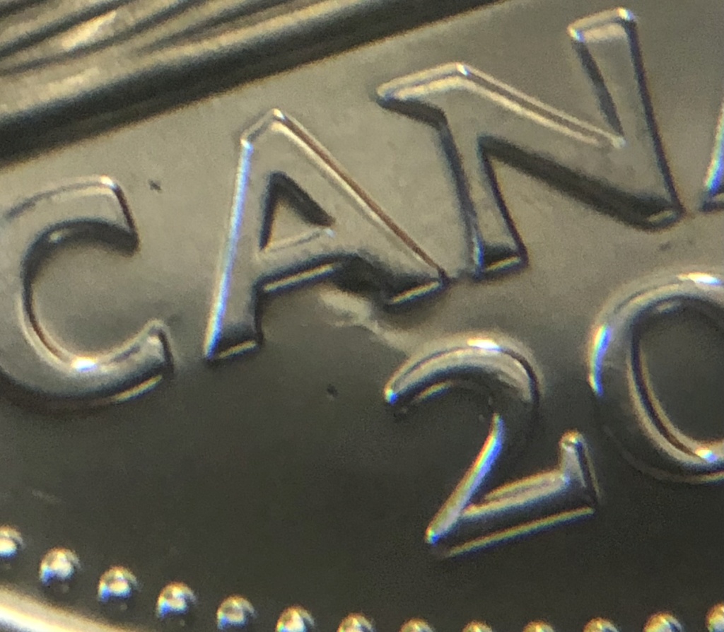 2019 - Dommage Coin Avers / Éclats & Fendillements Revers  Img_4814