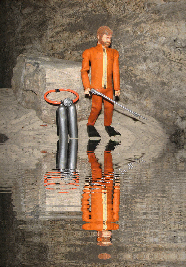 My vintage orange divesuit came today! :-) 15695025