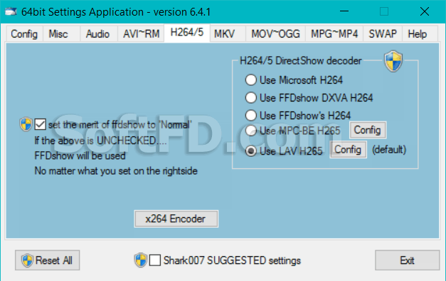 تحميل برنامج كودكس لتشغيل جميع صيغ الفيديو والصوت Advanced Codecs Advanc10