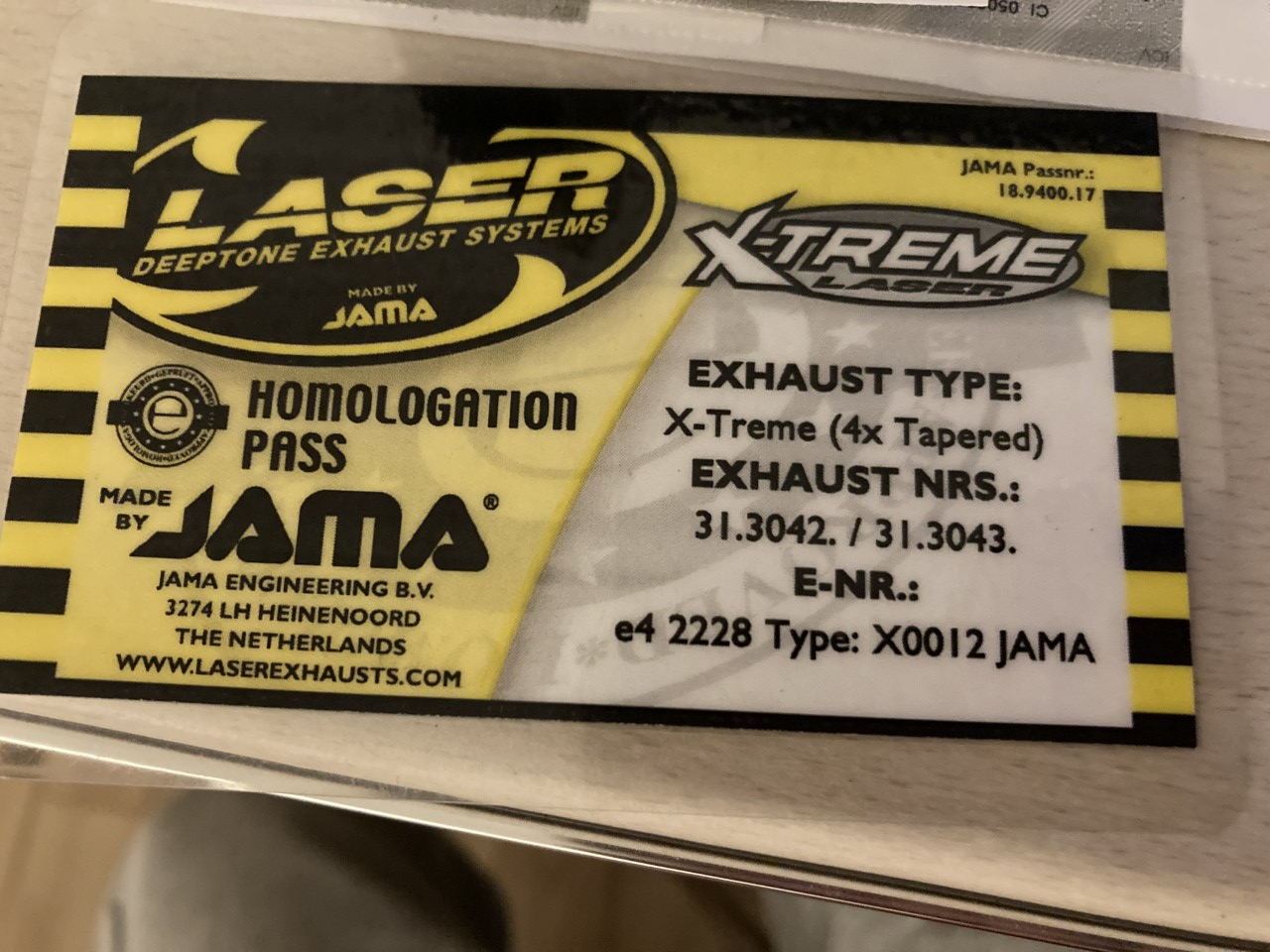 ligne échappements LASER X TREME Laser10