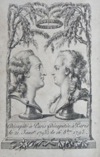 Gravures représentant Louis XVI et Marie-Antoinette Zlougr11