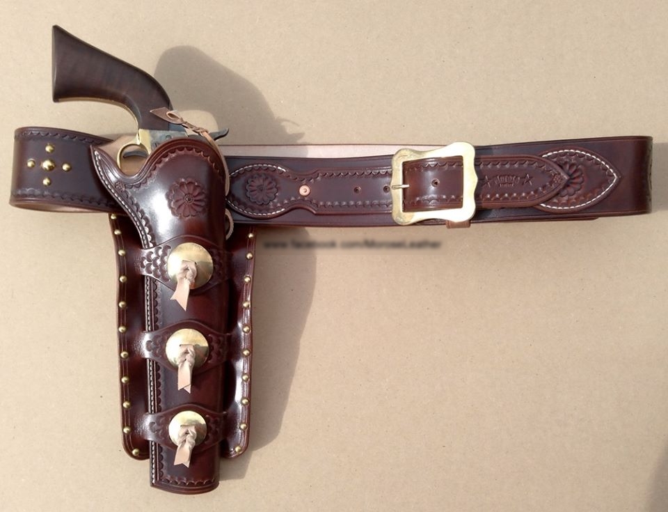 Custom leatherwork - holsters, belts, pouches etc. Morose11