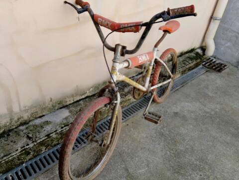 BMX inconnu trouve en foret
