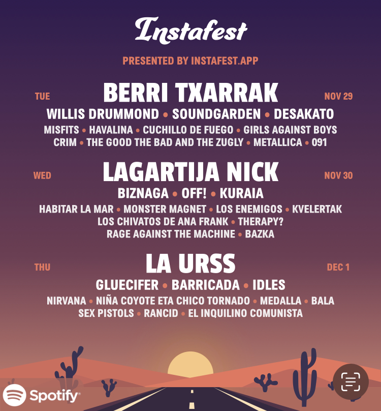 instafest - Instafest  Cartel de festival con tus escuchas en spotify 5c8e0510