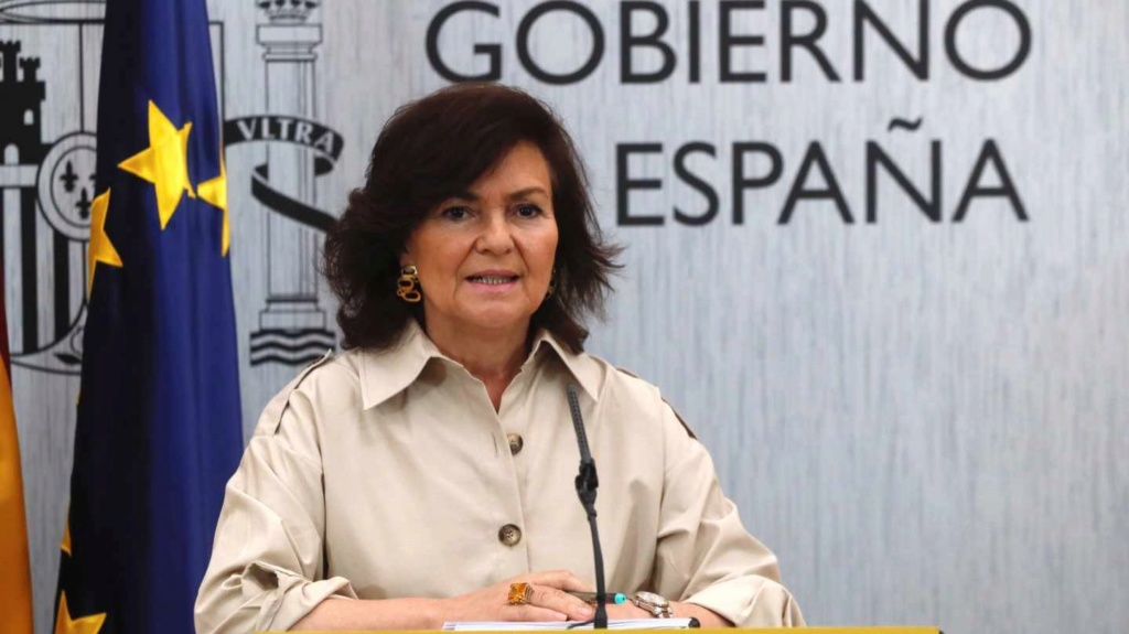 [GOBIERNO] Carmen Calvo rueda de Prensa 8 de Julio. "La base de la política está en el diálogo, en el acuerdo, en la predisposición de escuchar y de atender a todas las sensibilidades" Carmen12