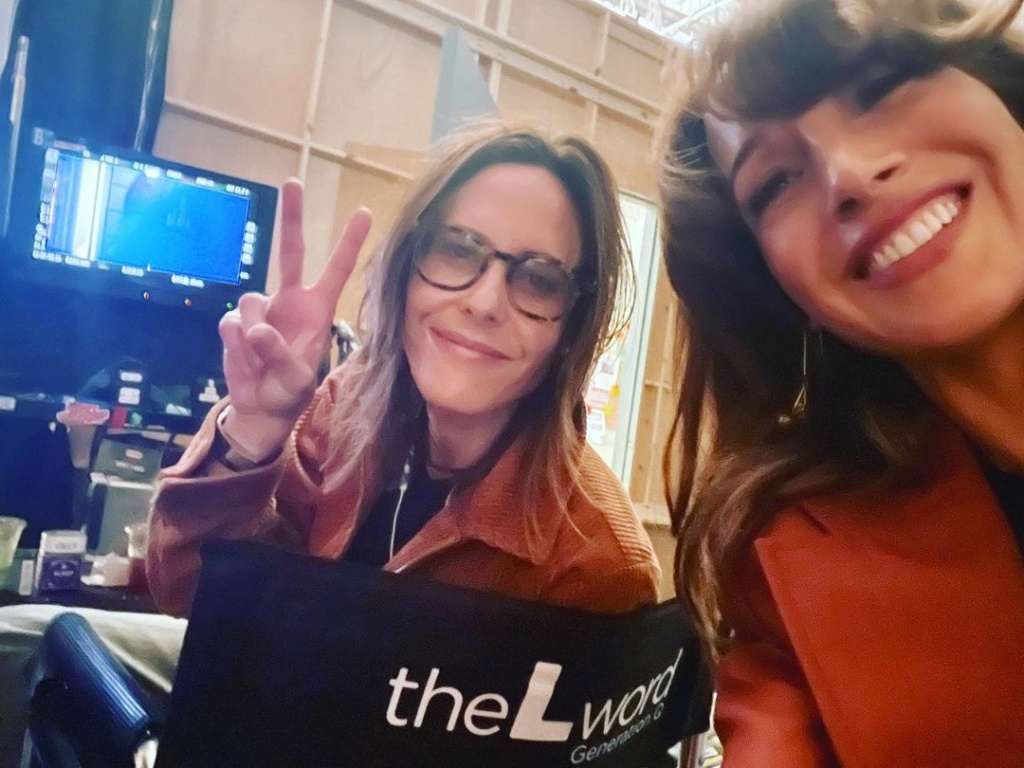 TLW Q TEMPORADA 3: Jennifer & Leisha & Kate & Laurel backstage y fuera del set 30767710