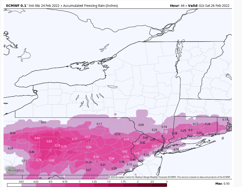 February 25th 2022 potential snow/ice for mainly well NW of I95 - Page 5 Ecmwf12