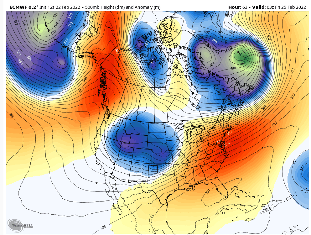 February 25th 2022 potential snow/ice for mainly well NW of I95 - Page 3 Euro61