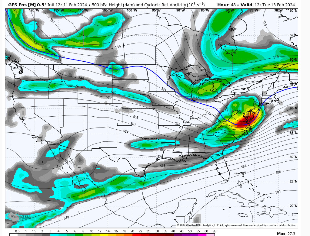 February 12th-13th 2024 Pre-Valentines Day Storm Potential - Page 3 Gefs83