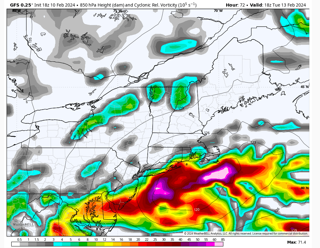 February 12th-13th 2024 Pre-Valentines Day Storm Potential Gfs1102