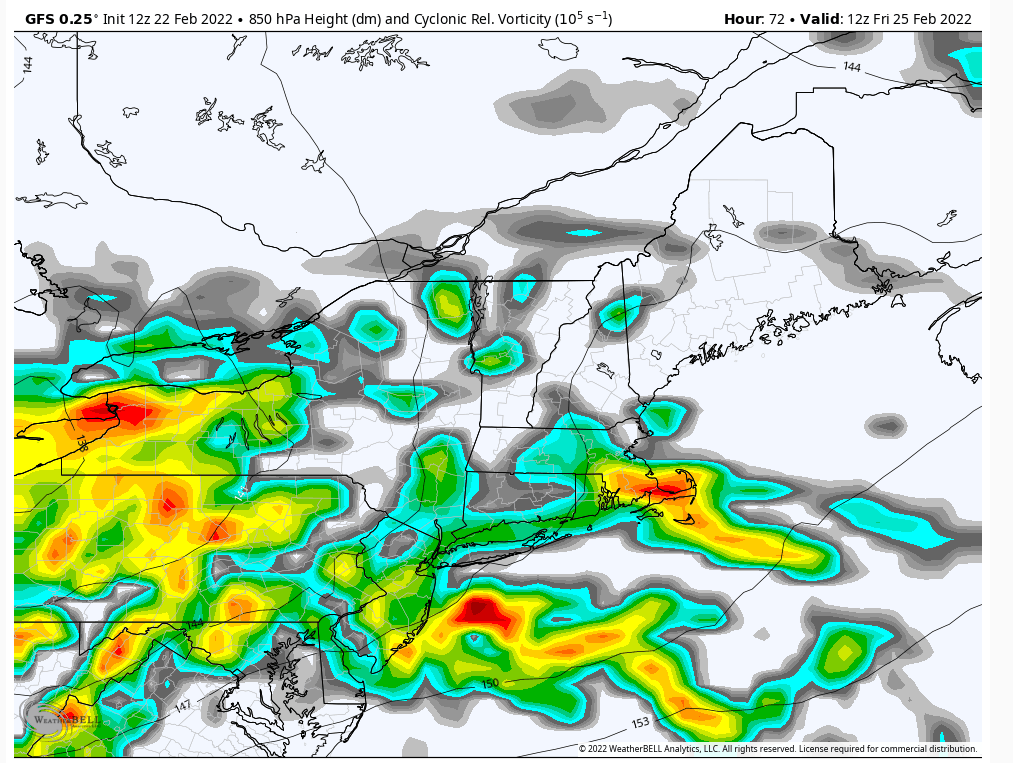 February 25th 2022 potential snow/ice for mainly well NW of I95 - Page 2 Gfs85010