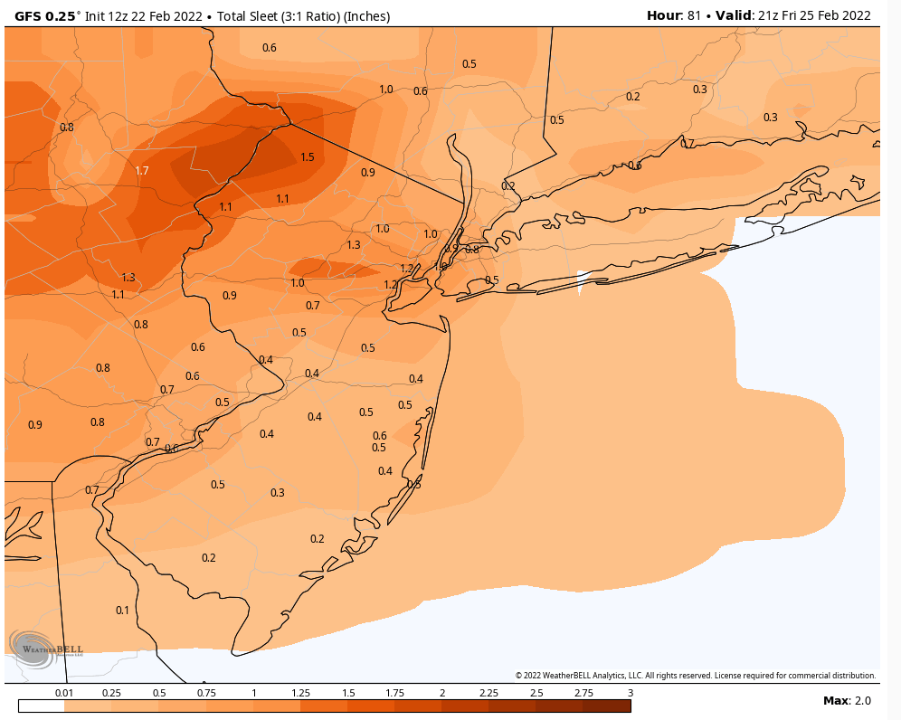 February 25th 2022 potential snow/ice for mainly well NW of I95 - Page 2 Gfssle12