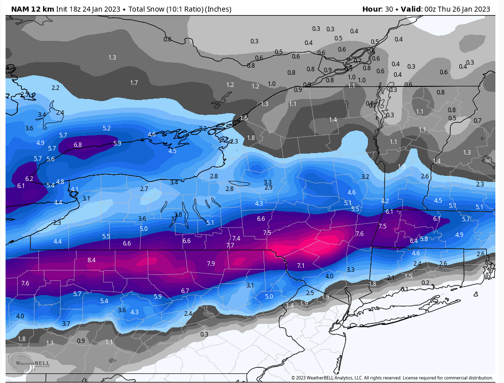 Front-End Thump of Snow WED 1/25 - Page 2 Nam55