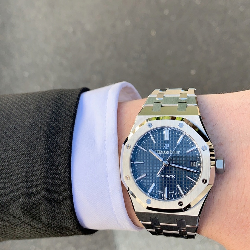 Ma nouvelle Audemars Piguet Royal Oak 15450.03ST Blue Dial  - Page 9 C2966b10