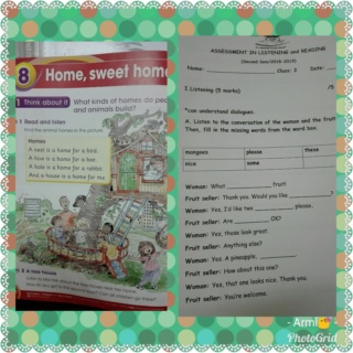 Home sweet home and Assessment in Listening and Reading Photo145