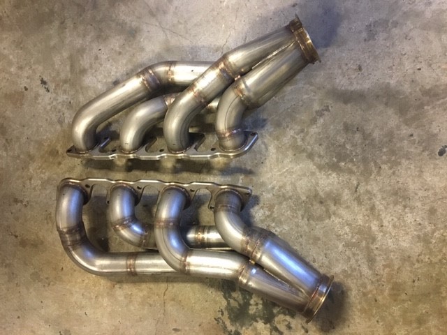 New Stainless Turbo Headers for BBF. 2-1/4 primaries with 3-1/2 collectors Header10