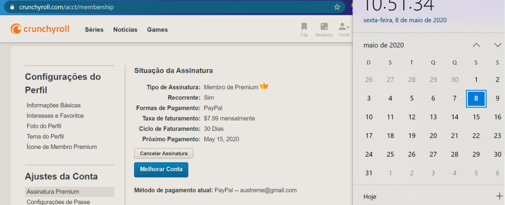 Contas - 1000 MIL CONTAS CRUNCHYROLL PREMIUM FUNCIONANDO! Captur19