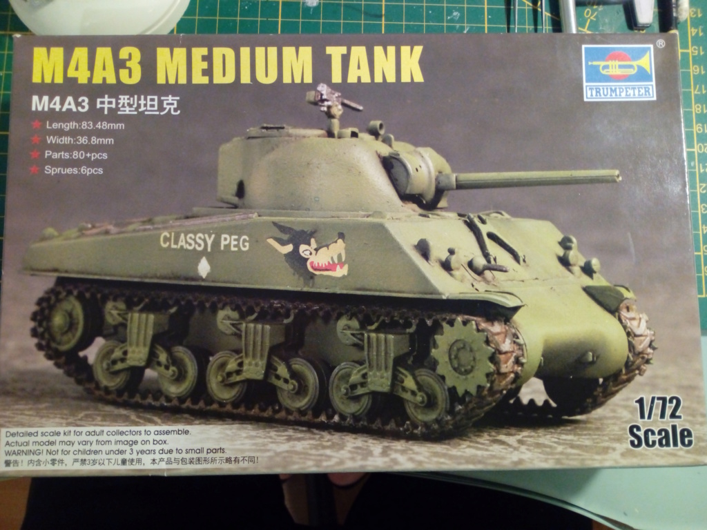 Sherman M4A3 1/72 Trumpeter Img_2134