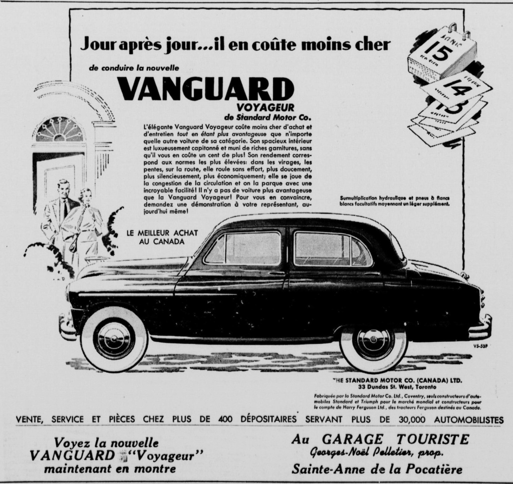 Publicité pour la Vanguard  1953_v14