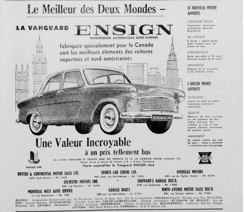 Publicité pour la Vanguard  1958_v10