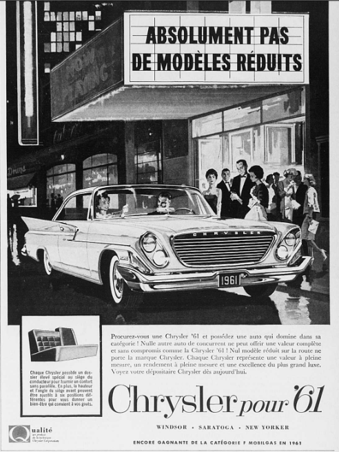 Vieilles Publicitée Dodge/Plymouth/Chrysler au Québec - Page 4 1961_c10