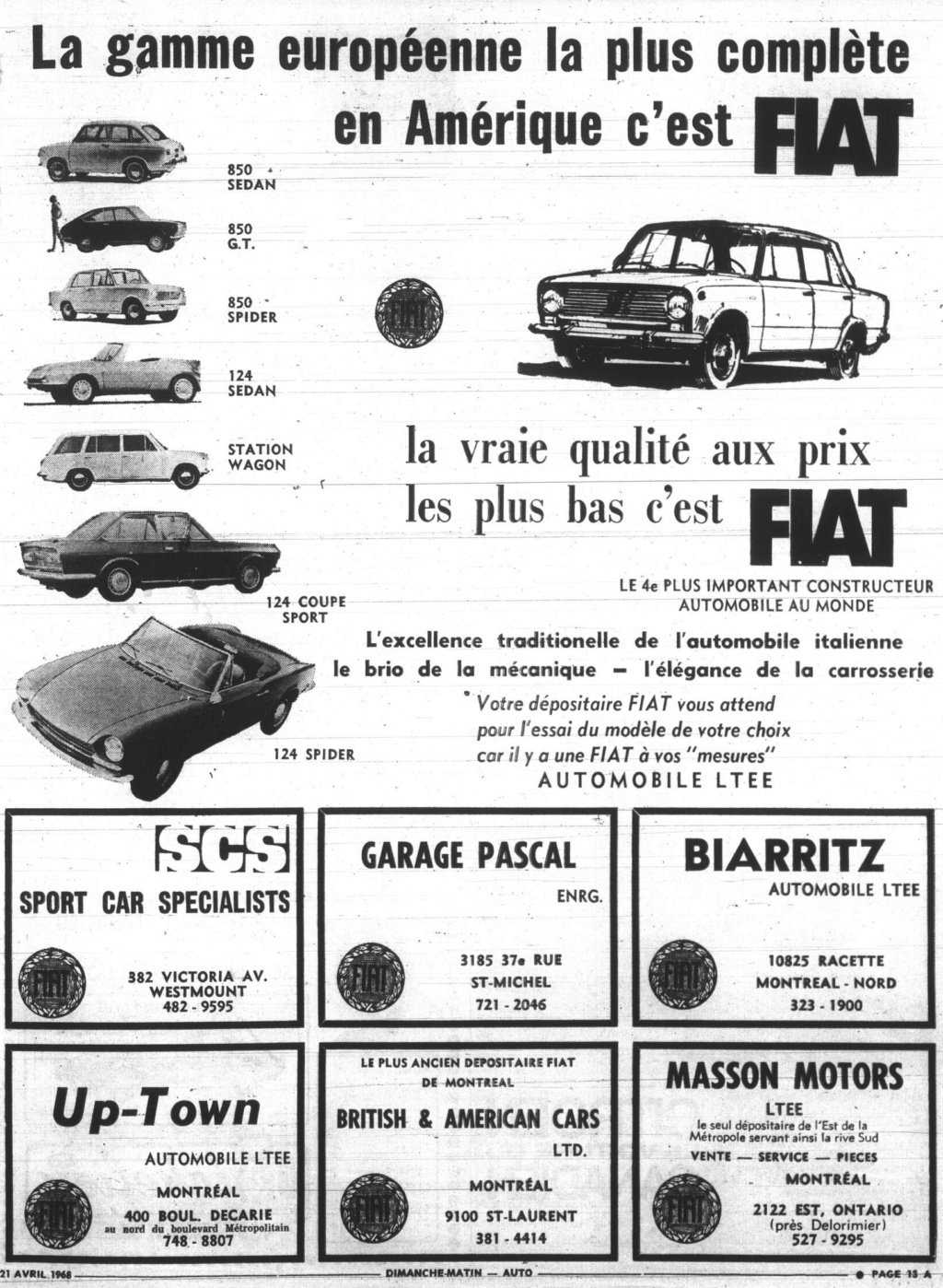 Publicité d'époque : FIAT 1968_f13