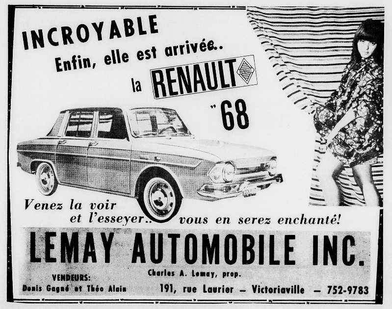 Publicité d'époque : Renault au Québec - Page 2 1968_r10