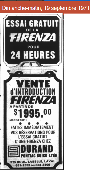 novA - Vieilles publicitée GM au Québec - Page 10 1971_f10