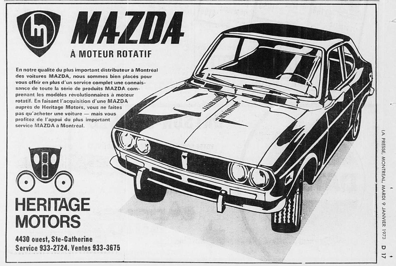 Publicité d'époque : Mazda 1973_m10