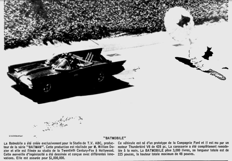 Article de journal 1967: La Batmobile Batmob10