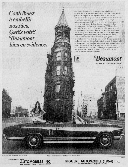Article de journal 1969: la Beaumont Beaumo12