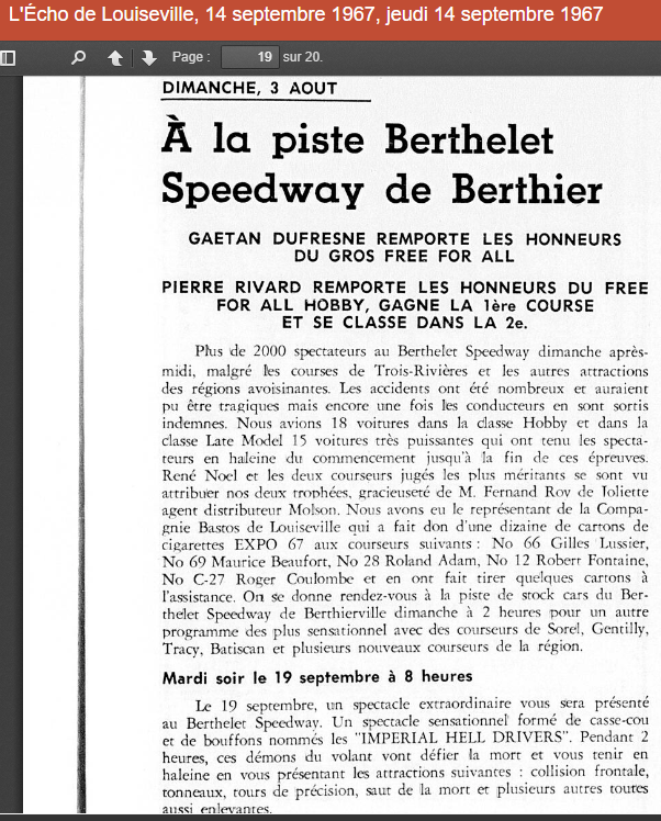 Les pistes de course au Québec - Page 3 Berthe11