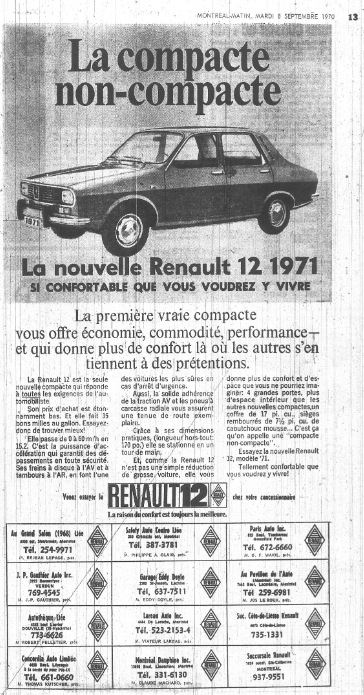 Publicité d'époque : Renault au Québec - Page 2 Renaul15