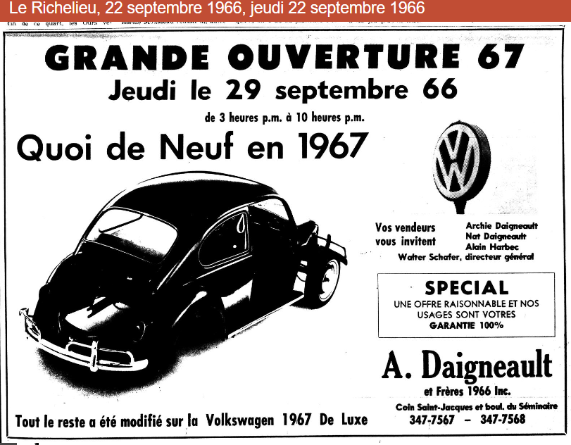 Publicité d'époque : Volkswagen Vw_19610