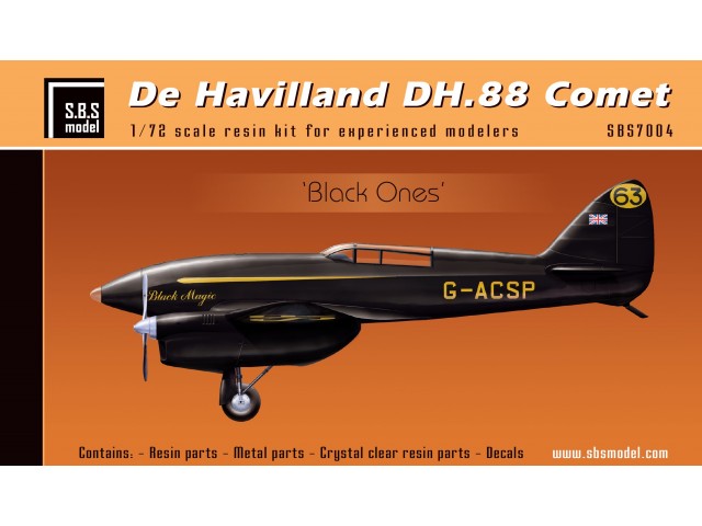 comet - De Havilland DH88 Comet - Maquettes SBS et Kovozavody Prostejov - 1/72ème Box_ar11