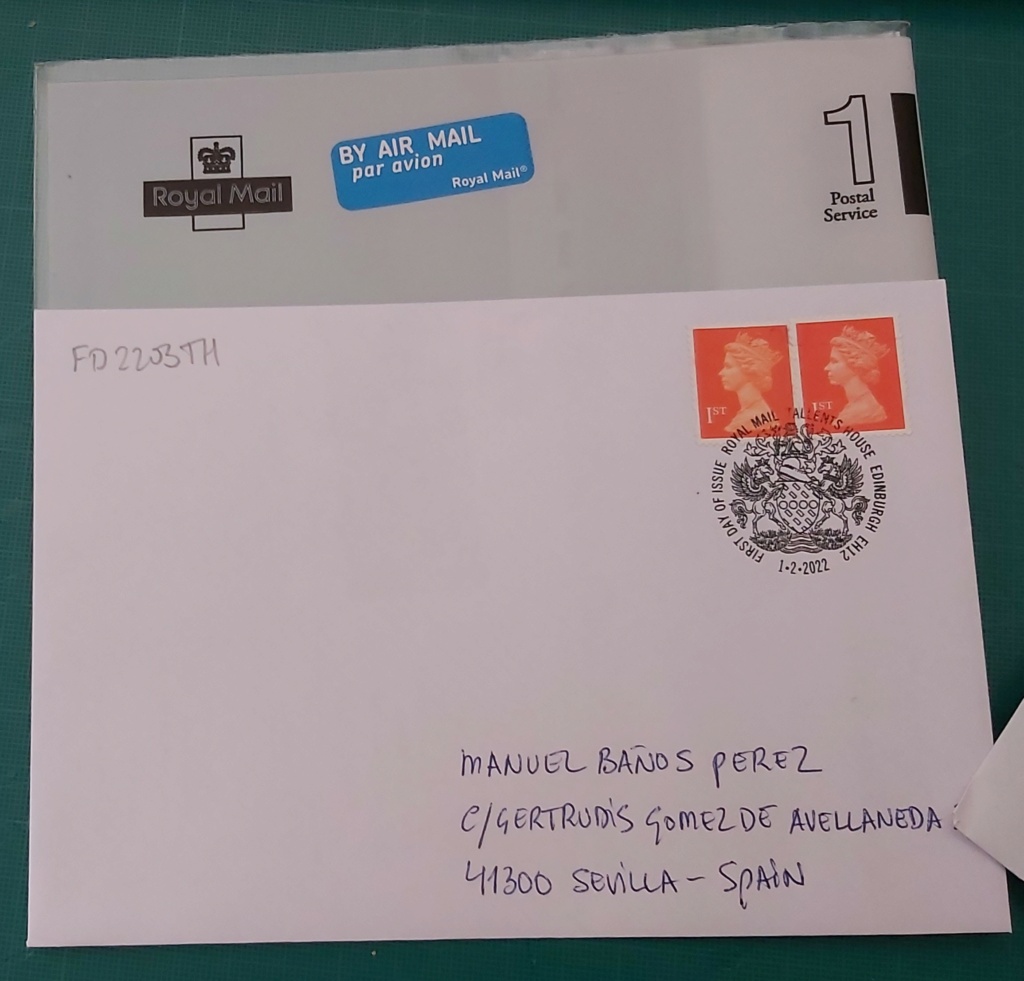 REINO UNIDO - Matasellos conmemorativos del Royal Mail 20220315