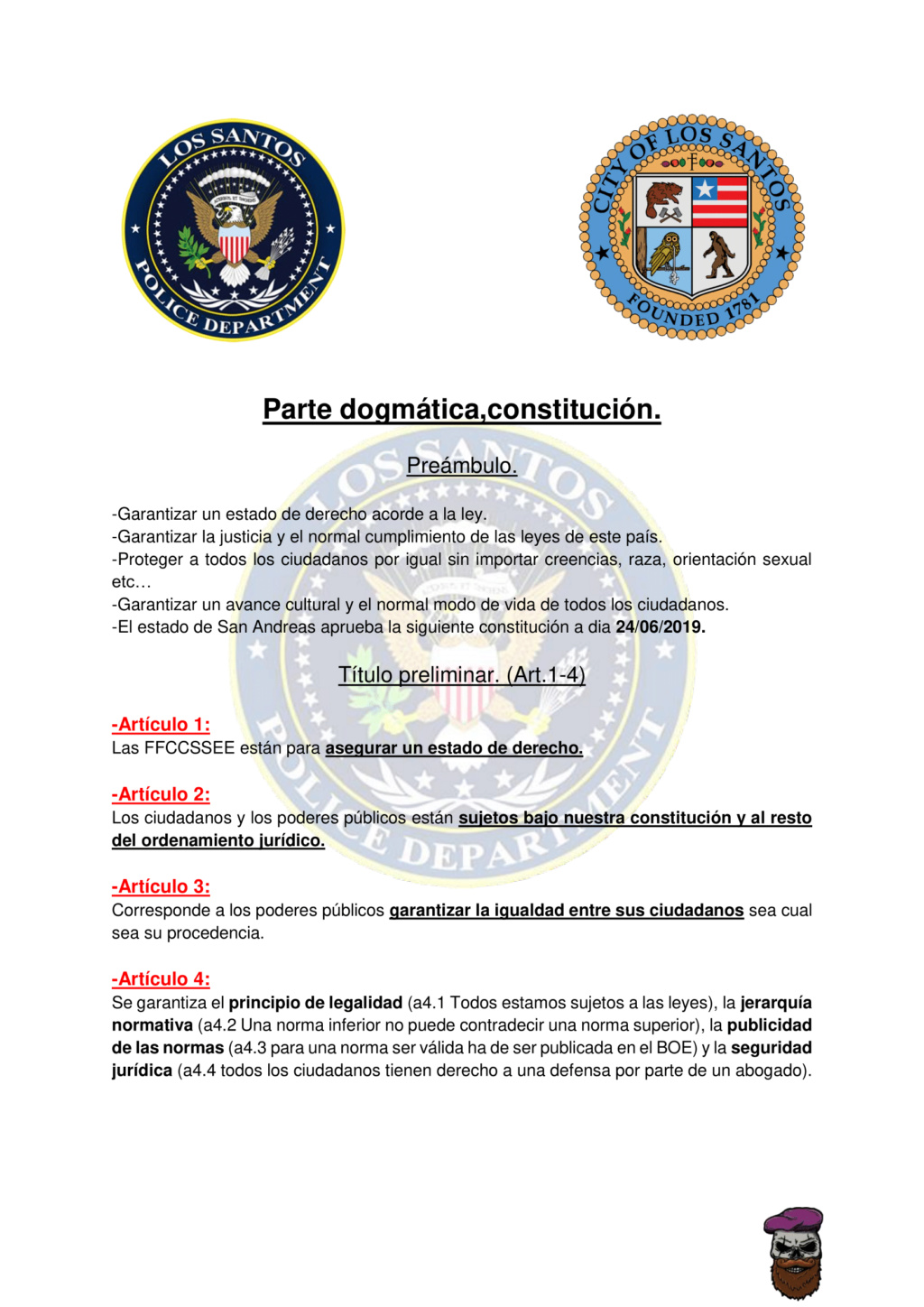 Constitución Estado de San Andreas - Leyes Orgánicas complementarias Copia_34