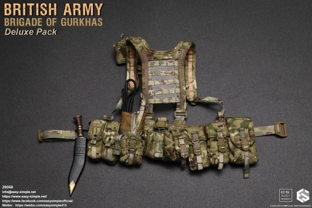 NEW PRODUCT: EASY&SIMPLE 1/6 Scale British Army Gurkha Brigade (#26068) 46149710