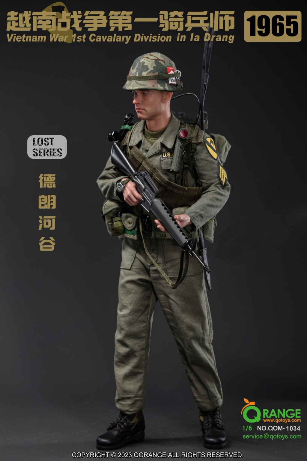 NEW PRODUCT: QORANGE QOTOYS 1/6 Vietnam War US 1st Cavalry Division in Drang Valley 1965 NO.QOM-1034 47085510