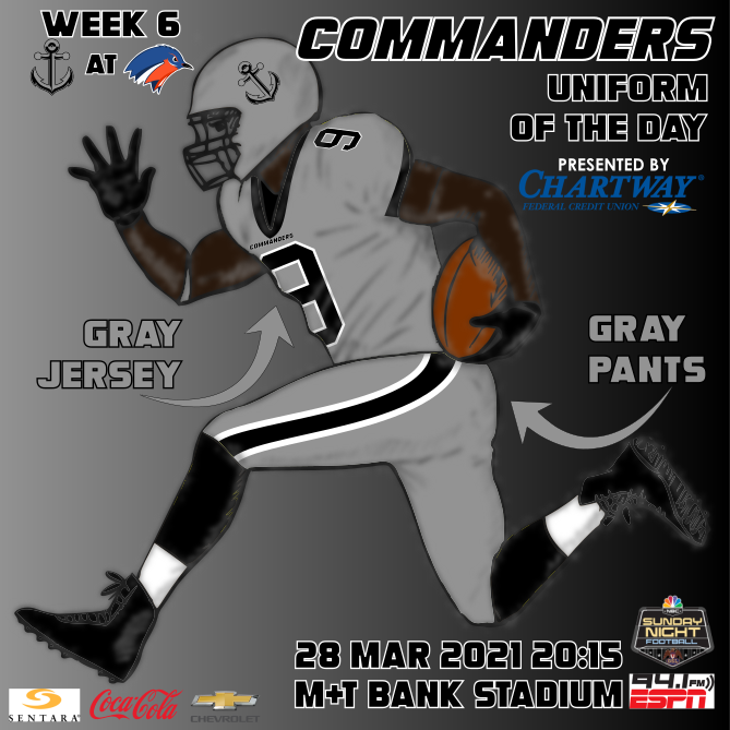 Uniform and Field Combinations for Week 6 2021_w16