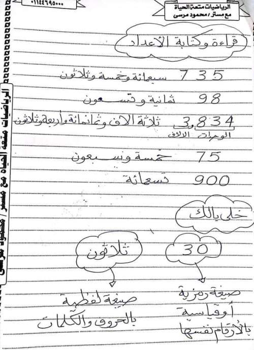 رياضيات رابعة ابتدائى المنهج الجديد الترم الأول مستر محمود مرسي 2_img_13